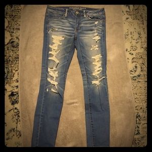 American Eagle super super stretch jeans